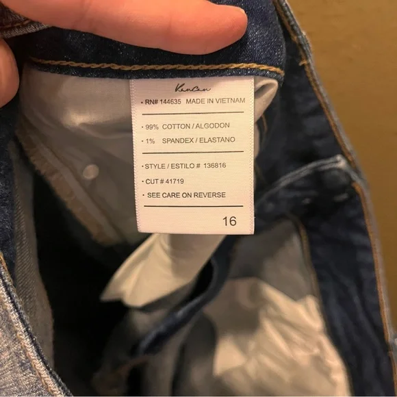 Kancan Midrise Bootcut Jeans Women's Plus Size 16 - Picture 8 of 9